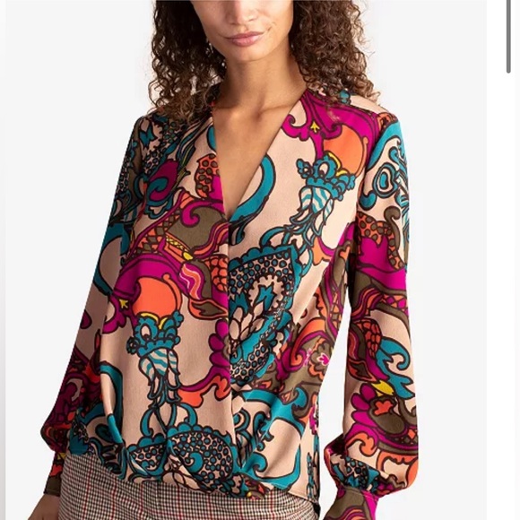 Trina Turk Tops - Trina Turk
Laurynn Printed Surplice Top